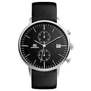 Sølv Quartz med chronograph Herre ur fra Danish Design, IQ13Q975